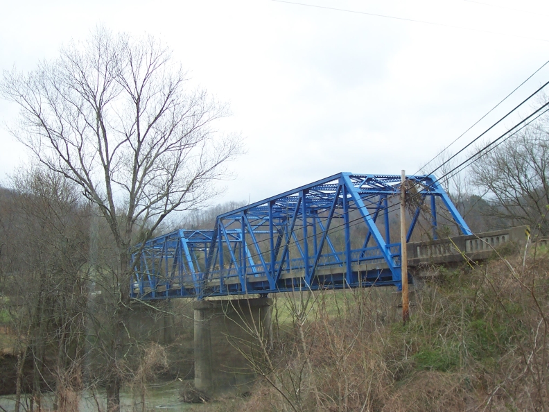 KY 30 bridge over the Middle Fork of the Kentucky River near Turkey.