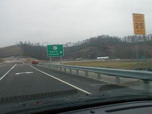 The end of KY 67 at KY 207. (January 3, 2003)