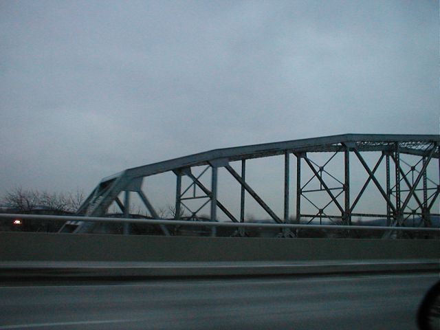 The Shortway Bridge viewed from the new Licking Valley Girl Scout Bridge.