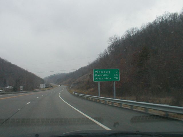AA Highway in Lewis County. (January 3, 2003)