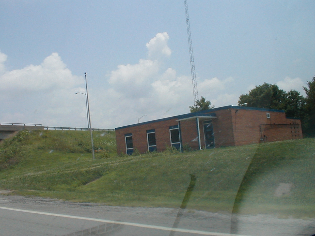 Toll office building at Exit 27.