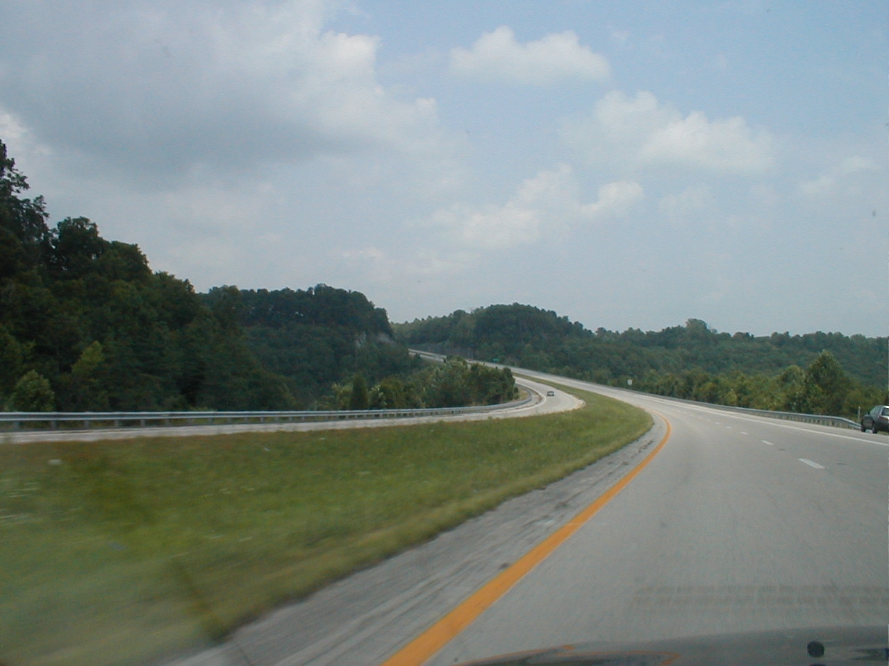 Typical section of the parkway.