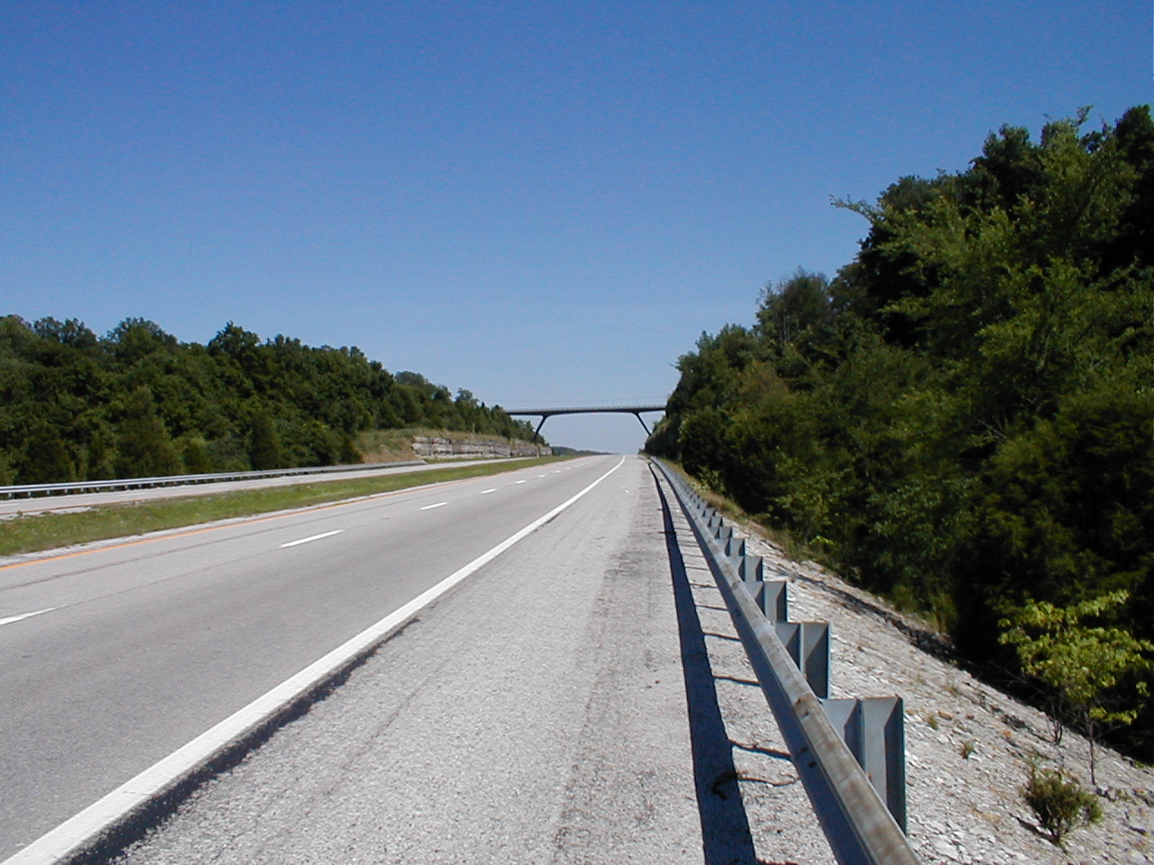 A view of the Glen Lily Road bridge from William H. Natcher parkway facing south.