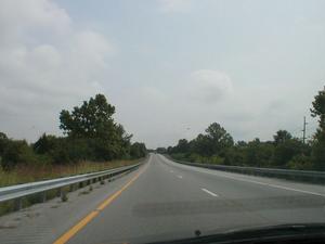 Heading north on I-65 around mile marker 24. (June 29, 2001)