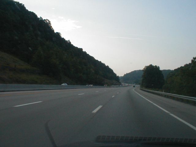 I-75 in southern Rockcastle County. (July 5, 2003)