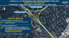 Map of the overnight I-71 lane and ramp closures at the I-264 interchange, Oct. 19-22, 2026 (Kentucky Transportation Cabinet graphic)