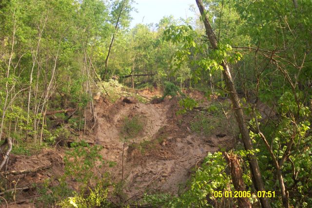 [Mudslide near KY 194 in Floyd County]
