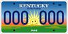 [New Kentucky License Plate]
