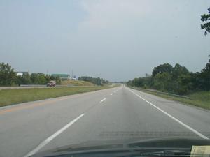 A four-lane section of KY 80 in Laurel County (July 6, 2003)